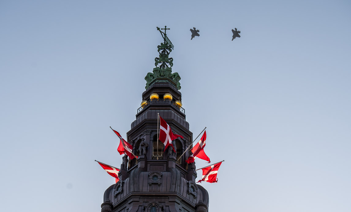 På Flagdagen for Danmarks udsendte blev soldaterne hyldet. Foto: Jonas Vandall