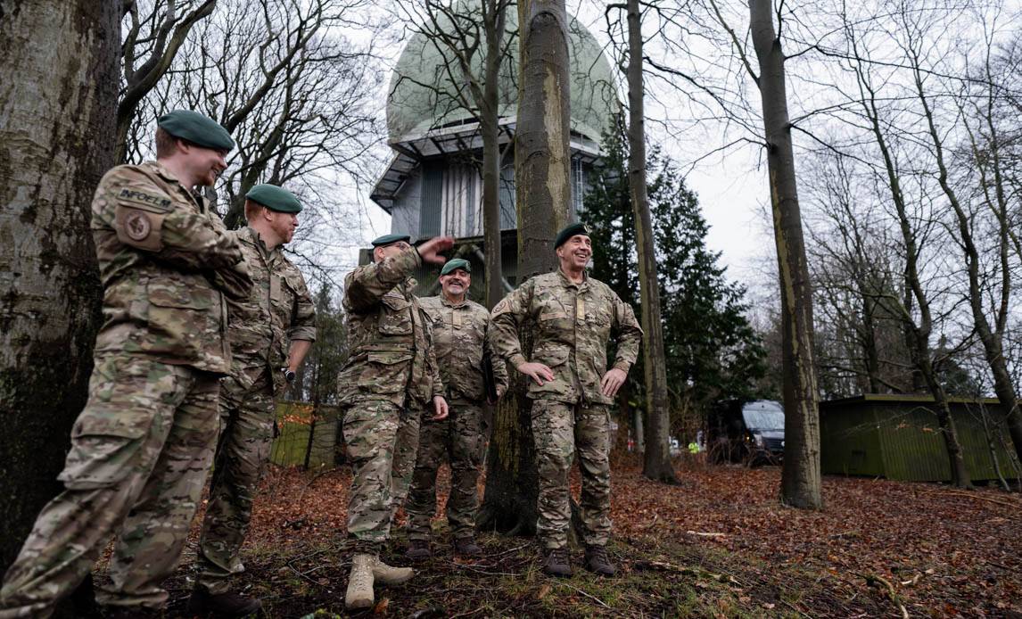 Chefen for Hjemmeværnet Gunner Arpe Nielsen på myndighedsbesøg på Sydsjælland og Lolland-Falster.